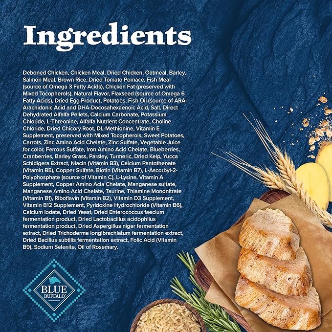 Blue Buffalo Wilderness Puppy High Protein Dry Dog Food with Real Chicken Plus Wholesome Grains, Made in the USA with Natural Ingredients, Chicken, 13-lb. Bag