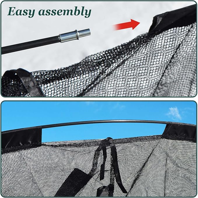 Portable Pet Fun House Cat Dog Playpen Feline Funhouse Outdoor Mesh Tent Foldable Exercise Tent with Carry Bag (SH006)
