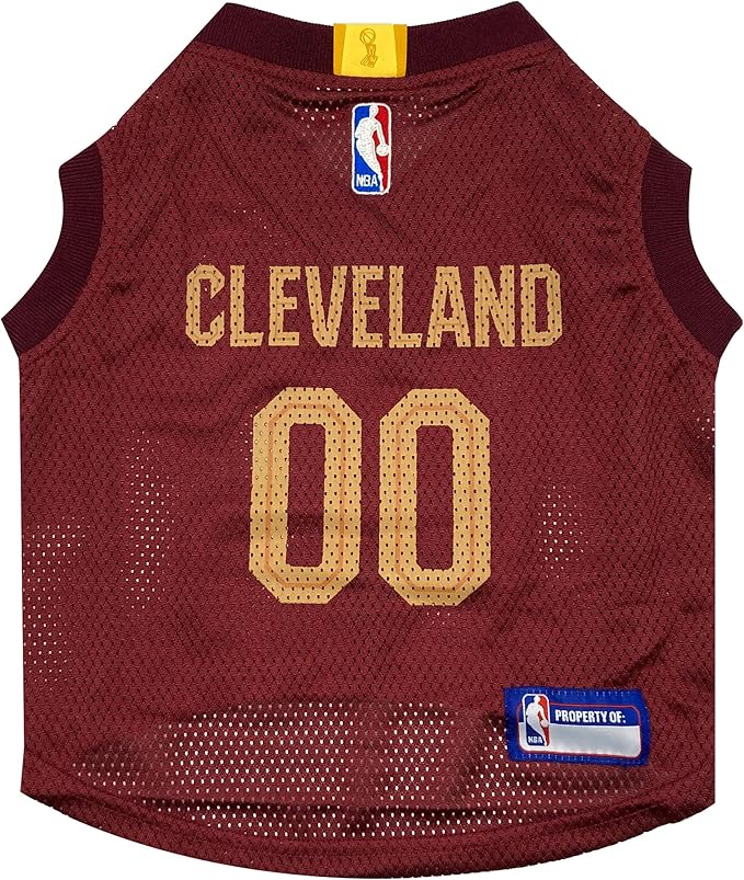 NBA CLEVELAND CAVALIERS DOG Jersey, Small - Tank Top Basketball Pet Jersey