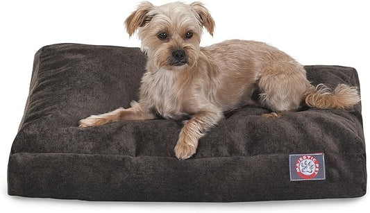 Majestic Pet Villa Rectangle Dog Bed Washable – Non Slip Comfy Pet Bed – Crate Bed with Removable Washable Cover – Kennel Bed for Sleeping, Polyester Fiber, X-Large, Storm