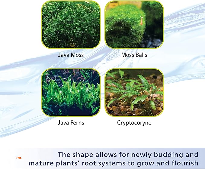 Aqueon Plant and Shrimp Aquarium Substrate, Aqua Soil for Fish Tanks, 5 Pounds (Pack of 8)