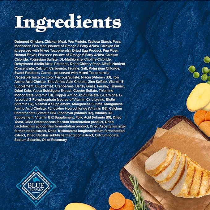 Blue Buffalo Wilderness Nature's Evolutionary Diet High-Protein, Grain-Free Natural Dry Food for Adult Cats, Chicken, 6-lb. Bag