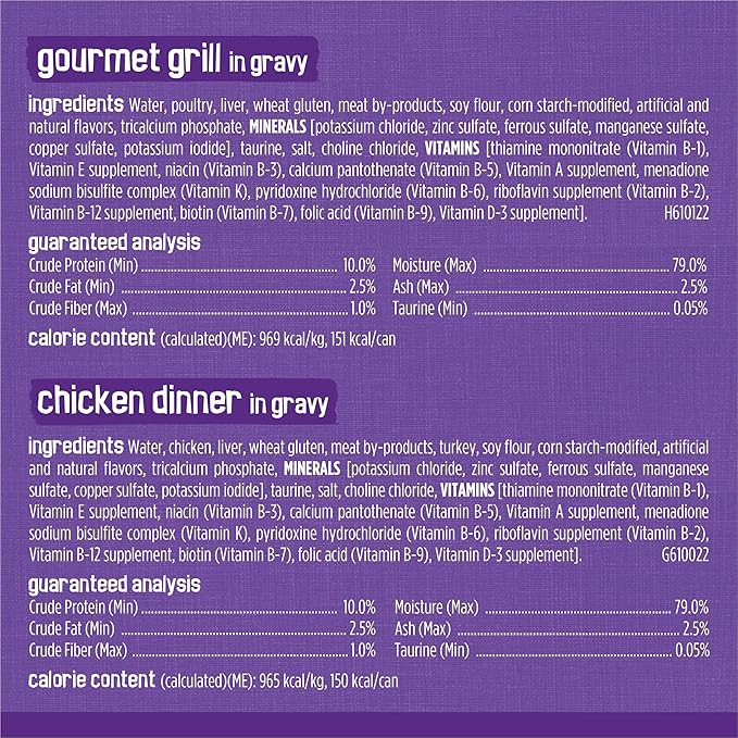 Friskies Purina Gravy Wet Cat Food Variety Pack, Meaty Bits - 5.5 oz. Cans (Packs of 48)