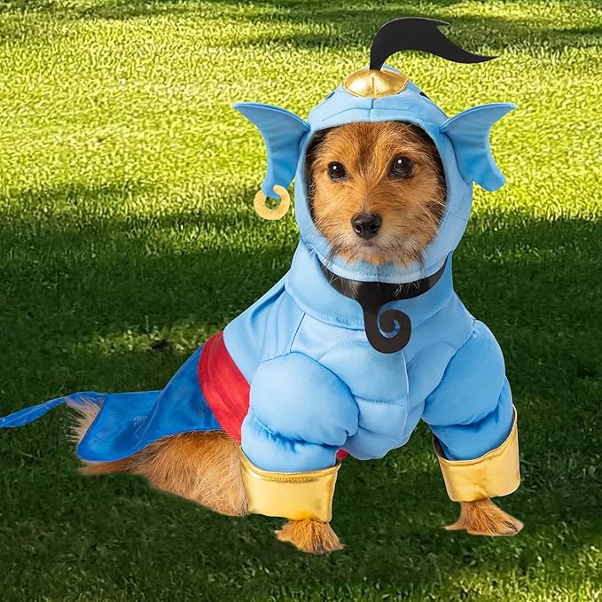 Disney's Aladdin: Genie Pet Costume for For Dogs or Cats by Rubies, Medium