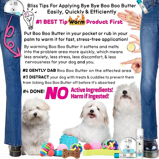 The Blissful Dog BB-COTON-16OZ Coton De Tulear Boo Butter, 16 oz.
