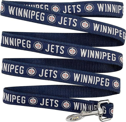 Pets First NHL Winnipeg Jets Leash for Dogs & Cats, Large. - Walk Cute & Stylish! The Ultimate Hockey Fan Leash!, 6 ft Long x 1 in Width, WIN-3031-LG