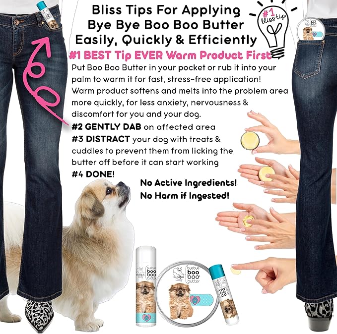 The Blissful Dog BB-TIBSPANIEL-16OZ Tibetan Spaniel Boo Butter, 16 oz.