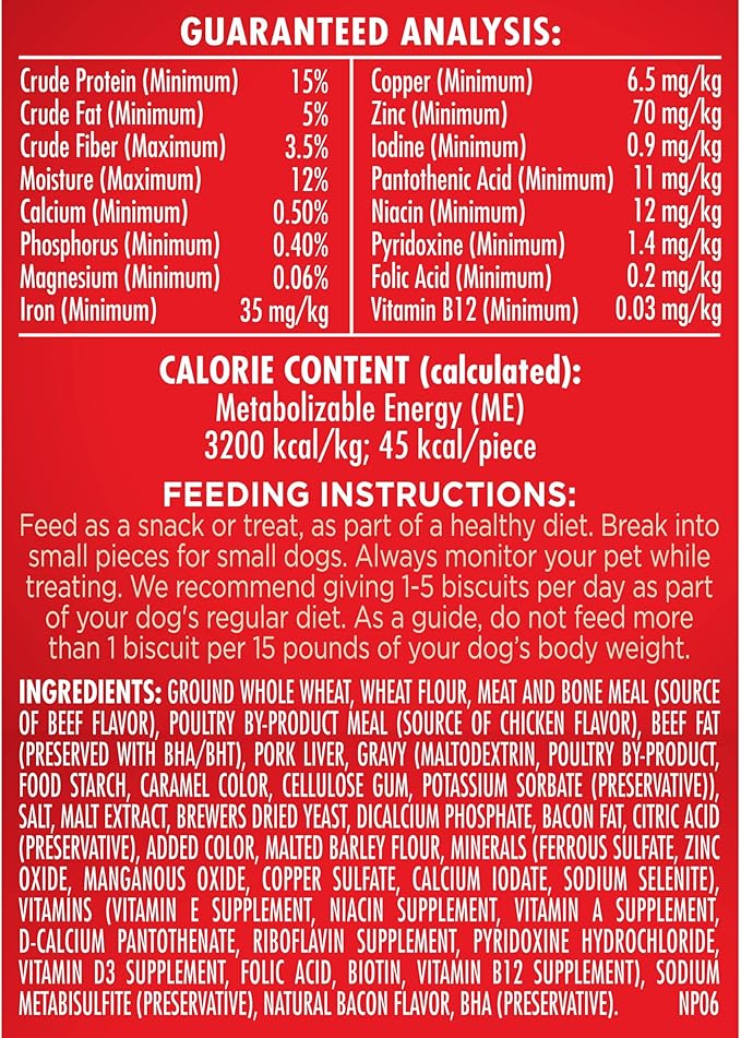 Milk-Bone GravyBones Dog Biscuits, Small Dog Treats, 7 lb.