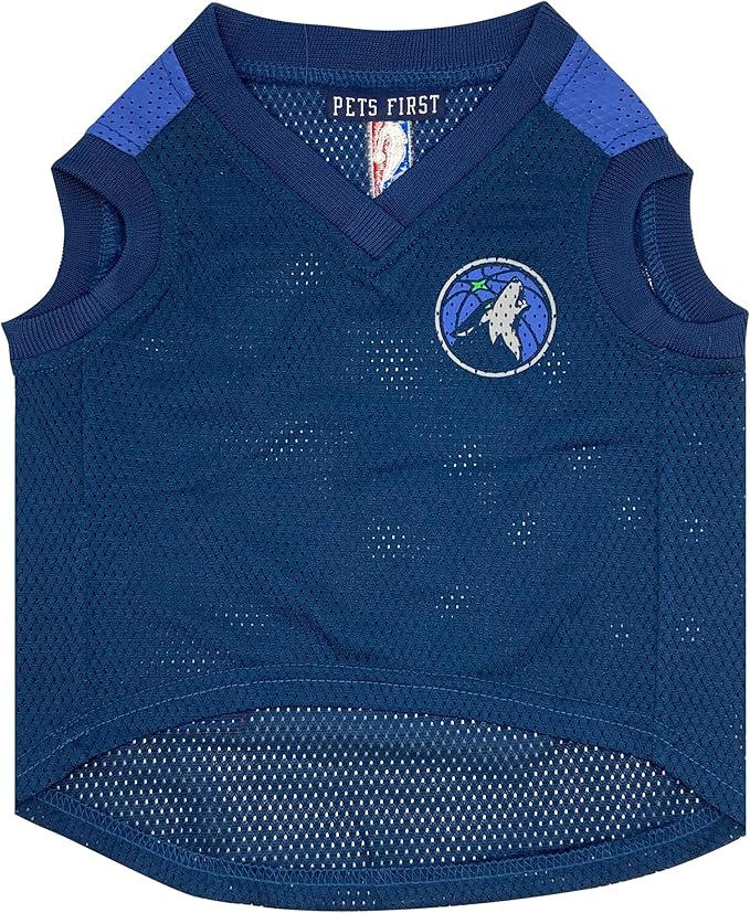 Pets First NBA Minnesota Timberwolves Dog Jersey, Large - Tank Top Basketball Pet Jersey