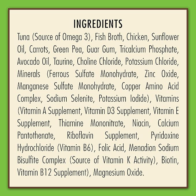 AvoDerm Natural Grain Free Tuna & Chicken Entrée with Vegetables Wet Cat Food 3 oz