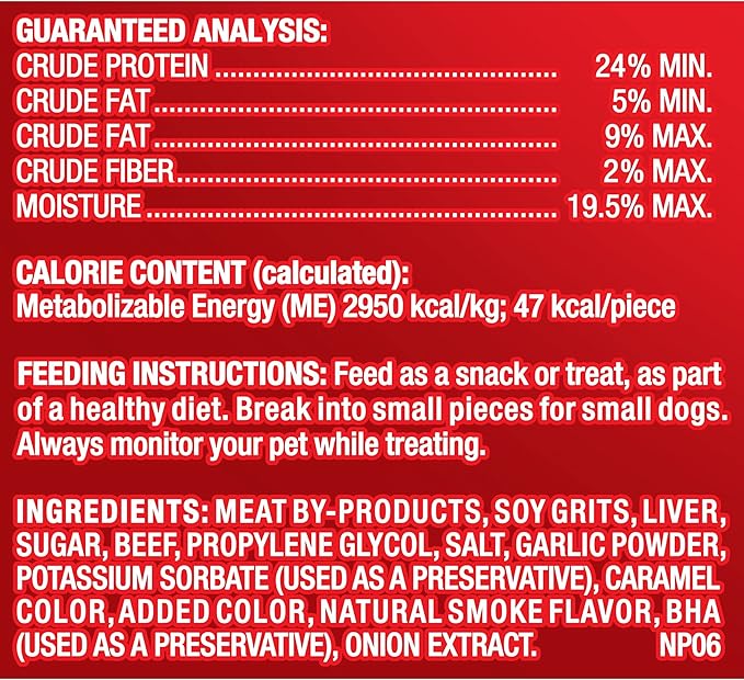 Pup-Peroni Dog Treats, Lean Beef Flavor, 22.5 Ounce, Made with Real Beef, 90% Fat Free (Pack of 4)