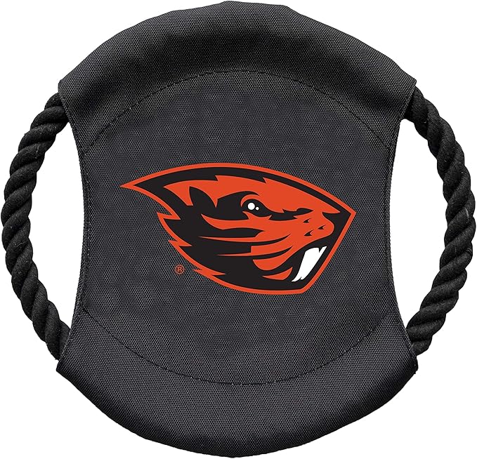 Littlearth NCAA Unisex NCAA Sock Monkey and Flying Disc Pet Toy Combo Set