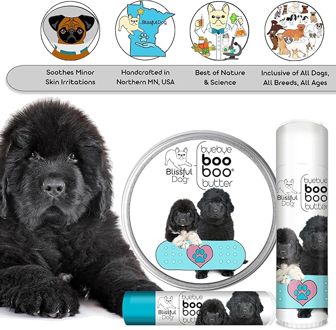 The Blissful Dog 2 oz TIN Newfoundland Booboo Butter