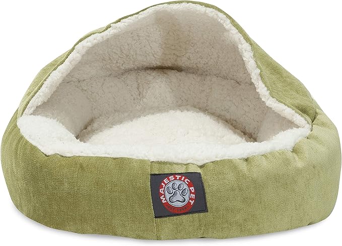 Majestic Pet 18 inch Villa Orange Canopy Cat Bed