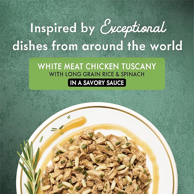 Fancy Feast Purina Wet Cat Food, Medleys White Meat Chicken Tuscany with Long Grain Rice & Greens - 3 oz. Cans (Pack of 48)