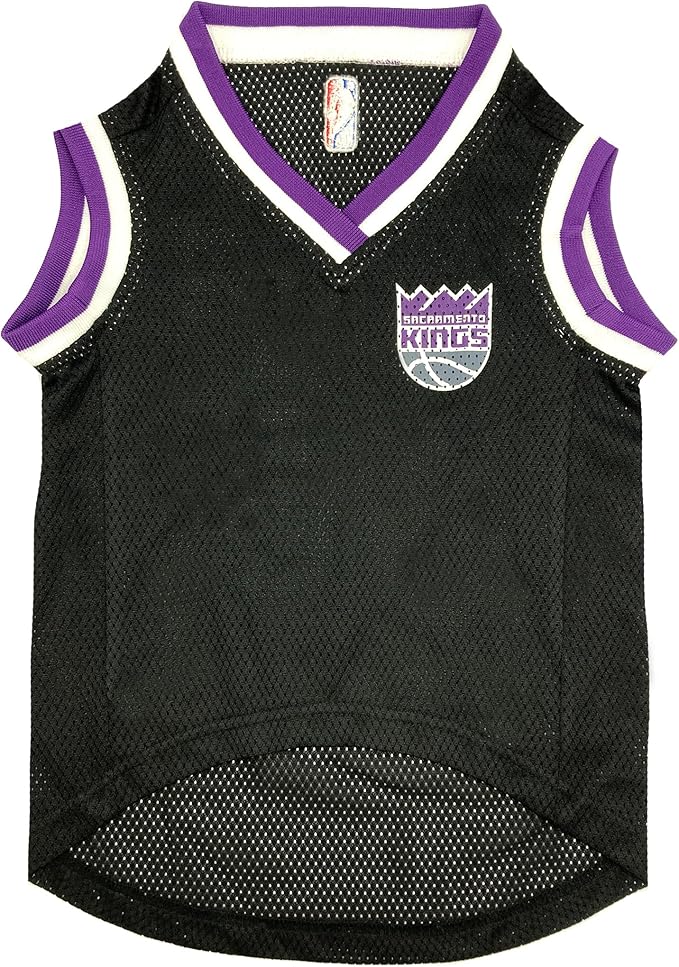 Pets First NBA Sacramento Kings Dog Jersey, X-Small- Tank Top Basketball Pet Jersey
