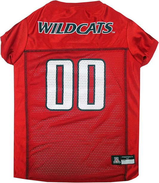 Pets First NCAA College Arizona Wildcats Mesh Jersey for DOGS & CATS, X-Large. Licensed Dog Jersey with your Favorite Football/Basketball College Team