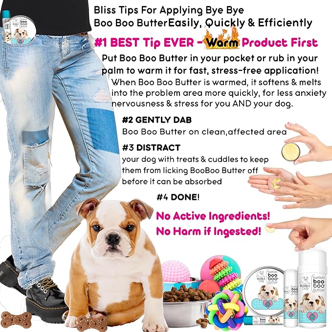 The Blissful Dog BB-BULLDOG-16OZ Bulldog Boo Butter, 16 oz.