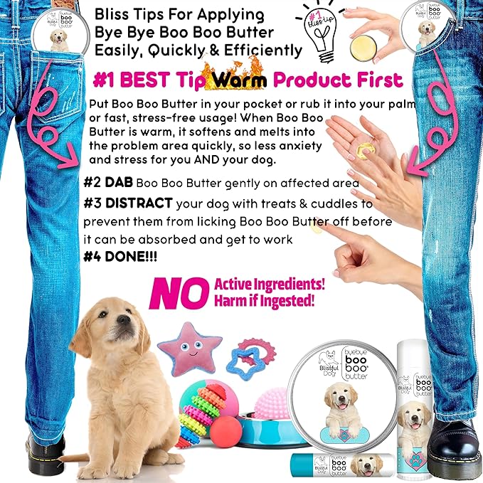 The Blissful Dog BB-GOLDEN-16OZ Golden Retriever Boo Butter, 16 oz.