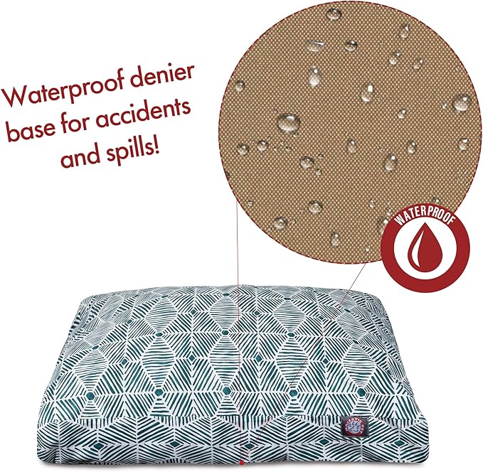 Majestic Pet Charlie Emerald Medium Rectangle Pet Bed
