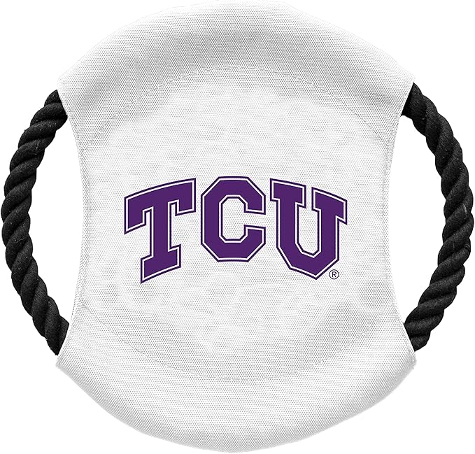 Littlearth NCAA Unisex NCAA Sock Monkey and Flying Disc Pet Toy Combo Set