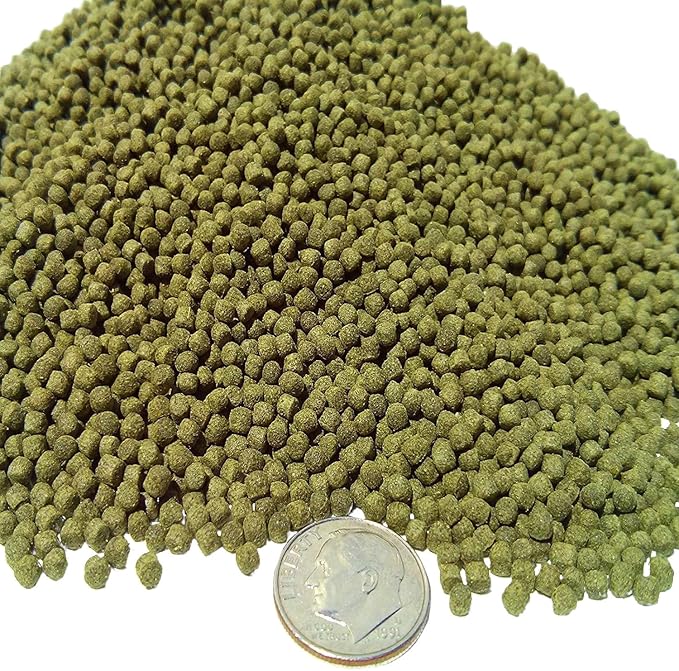 3mm - 1/8" 40% Spirulina Floating Pellets for African Cichlids, Central & South American Cichlids, Koi & Pond Fish, All Tropical Fish...25-lbs