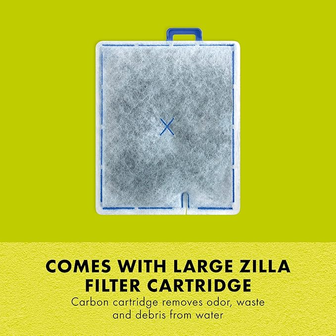 Zilla Aquactic Pet Reptile Internal Water Filter, For Up To 40 Gallons of Water