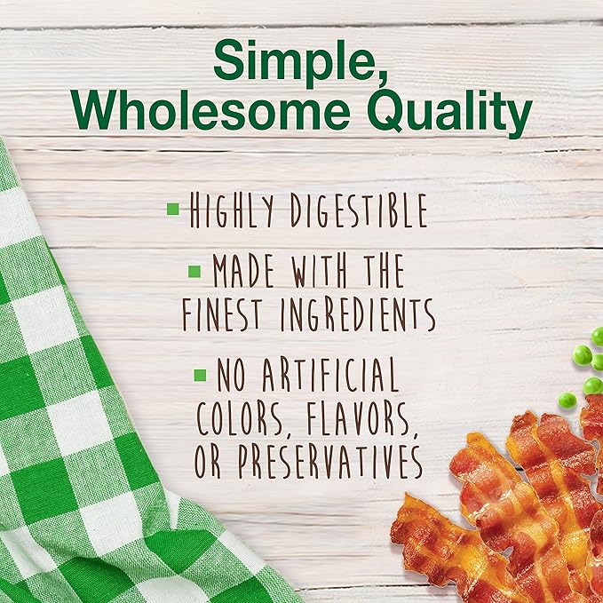 Nylabone Healthy Edibles Natural Dog Chews Long Lasting Bacon Flavor Treats for Dogs,X-Large/Souper,(Pack of 2)