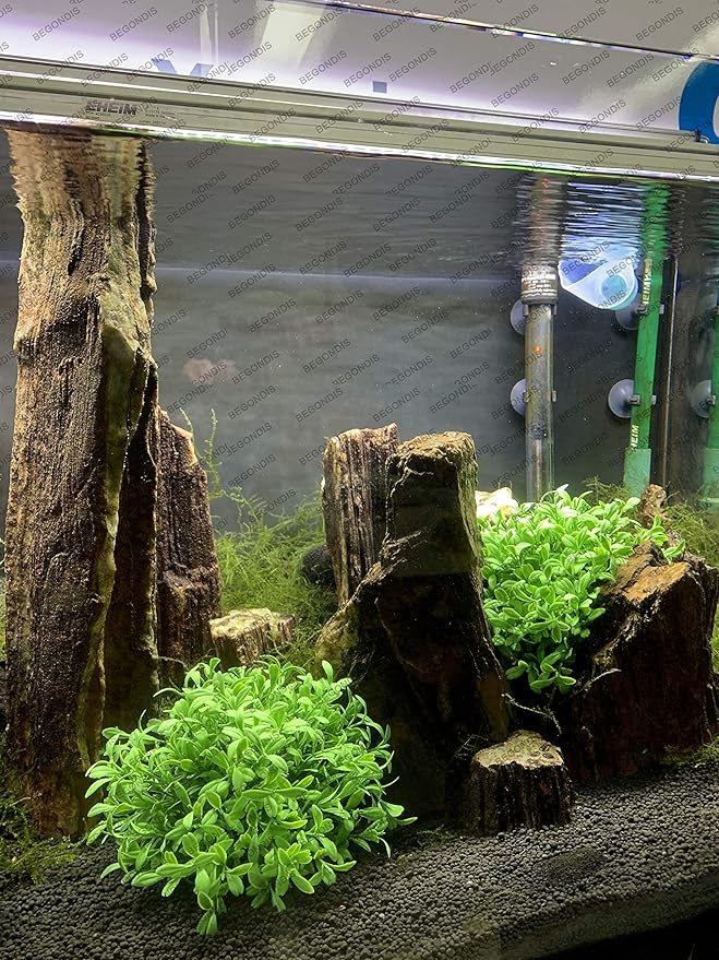 Aquarium Decorations Fish Tank Artificial Green Water Plants Made of Soft Plastic, Safe for All Fish & Pets (Style-3)