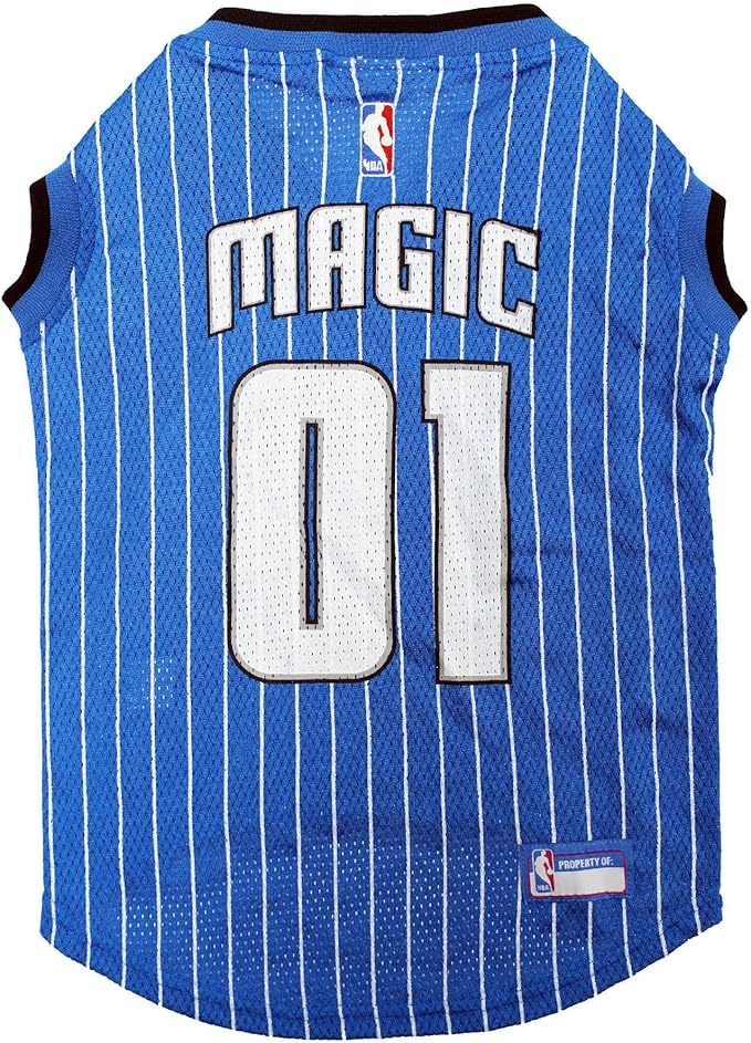Pets First NBA ORLANDO MAGIC DOG Jersey, Large - Tank Top Basketball Pet Jersey