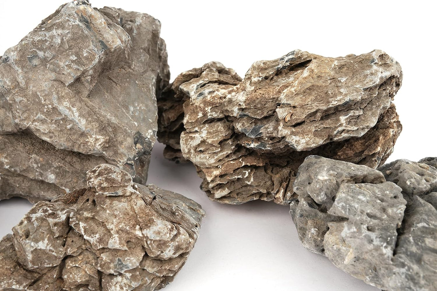 LANDEN Seiryu Stones Natural Rocks for Aquarium, Paludarium, Terrariums, Landscaping Rocks, Aquascaping, 80L (36lbs) 3-11in, Seiryu Stones(3-11inch,36lbs)