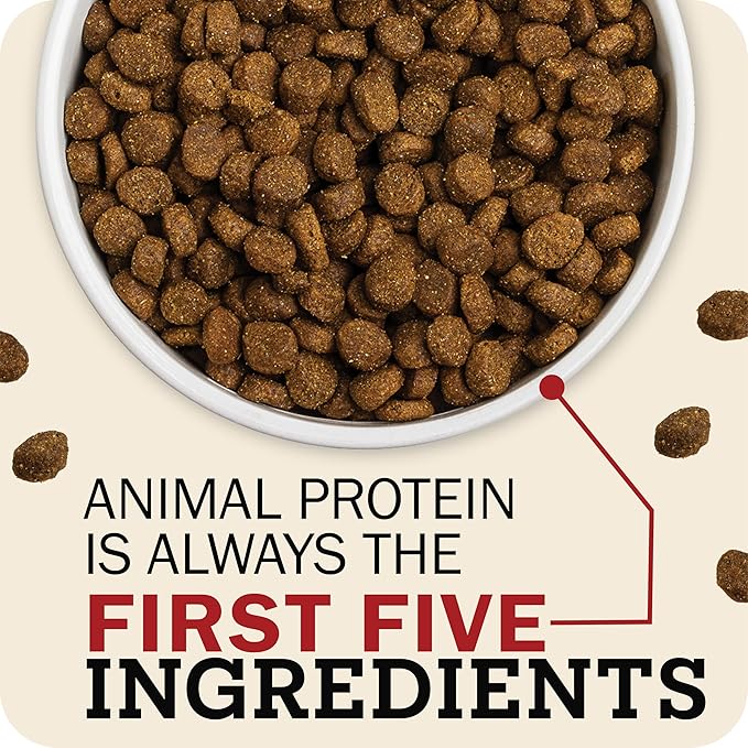 Redbarn Whole Grain Large Breed Dry Dog Food Kibble 28 lbs - Beef & Lamb Recipe High Protein for Adult Dogs - Made in USA with Functional Ingredients for Healthy Heart, Joints & Digestion