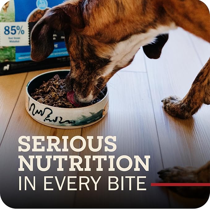 Redbarn Powerfood Air Dried Dog Food - 95% Beef & Beef Organs - High Protein Grain-Free Non-GMO Premium Dry Full Feed or Topper Made in USA with Omega 3 Salmon Oil Flaxseed - 5lb