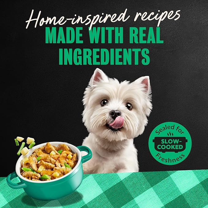 Cesar Home Delights Adult Wet Dog Food, Turkey, Green Beans & Potatoes Dinner in Sauce, 3.5 oz. Easy Peel Dog Food Tray, 24 Count (Pack of 1)
