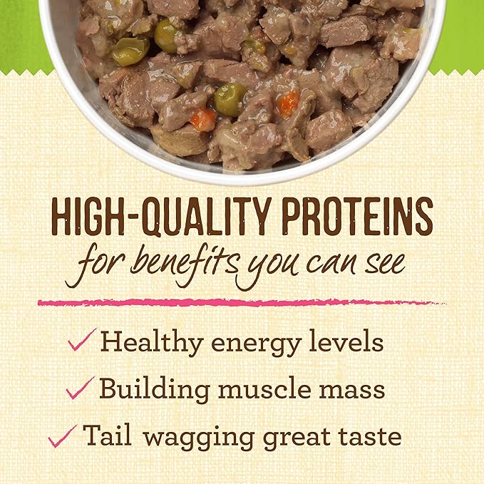 Merrick Lil Plates Little Lamb Chop Stew Grain Free Wet Dog Food For Small Dogs, 3.5 oz. Tub