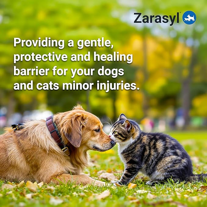 Zarasyl Companion Essential Skin Care Ointment for Cats and Dogs, 1.69 oz. – Protects & Moisturizes Skin & Tissues for Optimal Wound Care – First Aid Salve Cream for Wounds