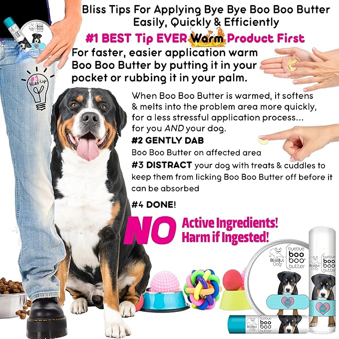 The Blissful Dog Greater Swiss Mountain Boo Boo Butter, 16 oz.
