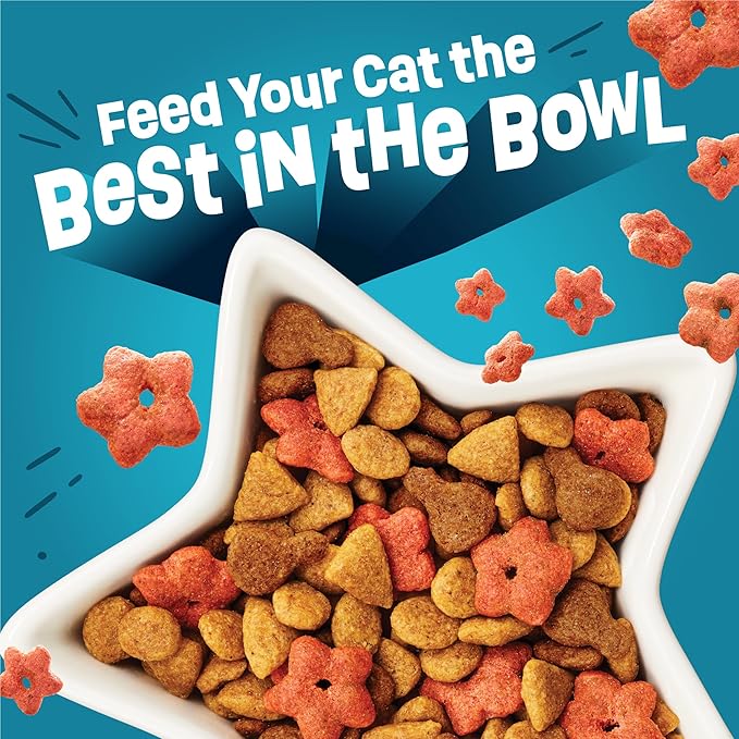 Friskies Purina Party Pack’d with Flavors of Chicken, Liver and Turkey Crunchy Dry Cat Food - 3 lb. Bag (Pack of 4)