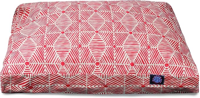 Majestic Pet Charlie Salmon Medium Rectangle Pet Bed