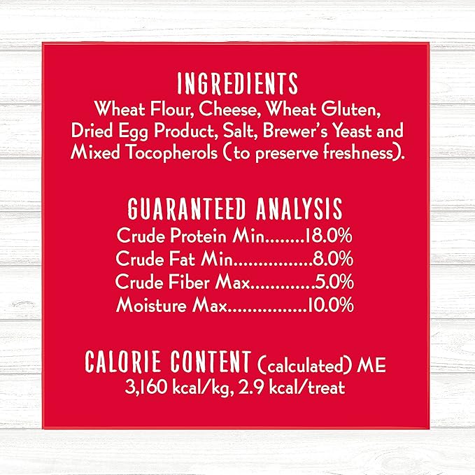 Charlee Bear Original Crunch Dog Treats, Cheese and Egg, 16 Ounce Resealable Bag, Low Calorie Training Treats for Dogs, Limited Ingredient, Healthy, Crunchy Dog Snacks, Made in USA (Pack of 2)