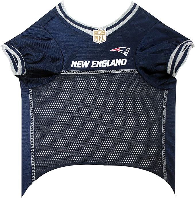 Pets First NFL New England Patriots Dog Jersey, XXX-Large, Officially Licensed
