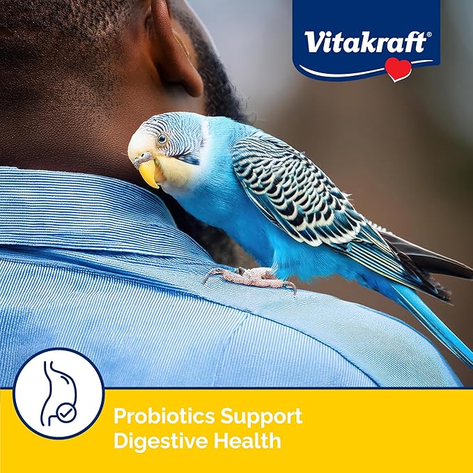 VitaSmart 2 lb Parakeet Food With Seeds Grains Fruits Veggies Omega Fatty Acids And Vitamin Enrichment For Wholesome Daily Nutrition And Happy Parakeet Mealtimes