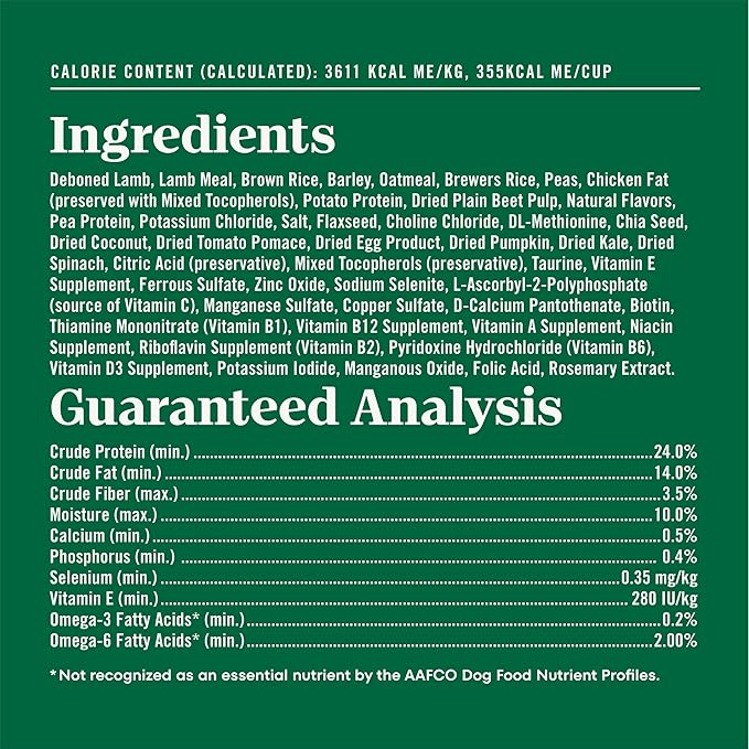 Nutro Natural Choice Dry Dog Food, Adult Dog Food Dry Lamb and Brown Rice Recipe, 12 lbs.