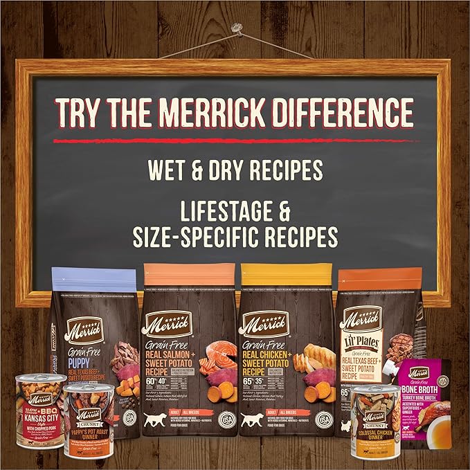 Merrick Oven Baked Dog Treats, Natural and Crunchy Bag of Treats, Pumpkin Patch with Real Pumpkin Snack - 11 oz. Bag