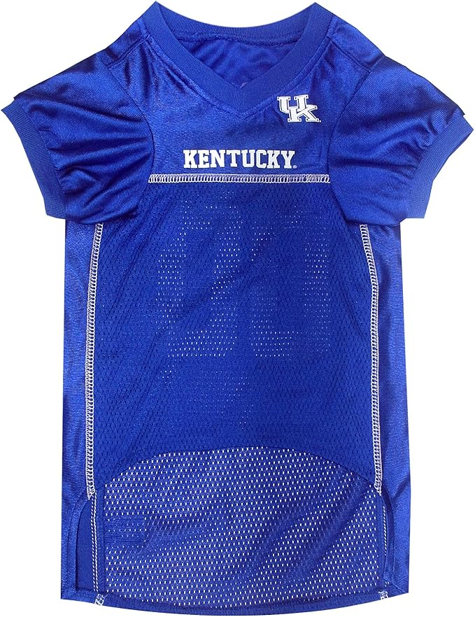 Pets First NCAA College Kentucky Wildcats Mesh Jersey for DOGS & CATS, Small.Licensed Dog Jersey with your Favorite Football/Basketball College Team
