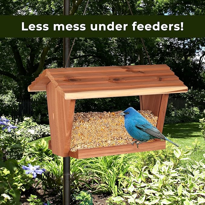 Kaytee Wild Bird No Mess Food Seed Blend for Blue Jays, Woodpeckers, Juncos, Cardinals, Grosbeaks, Sparrows, and Finches, 5 Pound (Pack of 3)