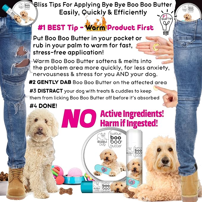 The Blissful Dog .50 oz Tube Goldendoodle Booboo Butter
