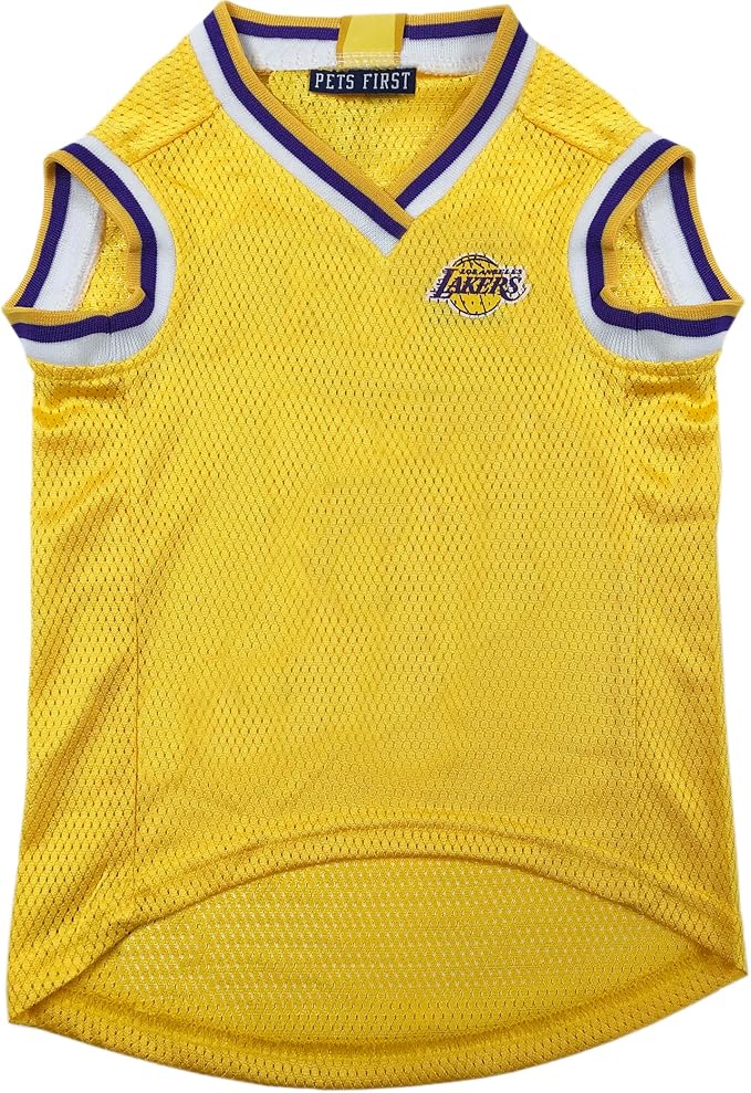 NBA LOS ANGELES LAKERS DOG Jersey, Small - Tank Top Basketball Pet Jersey