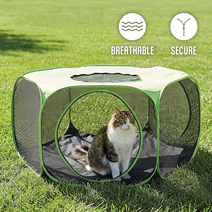 Kitty City Outdoor Catio Furniture and Play Kits for Cats, Play Pen