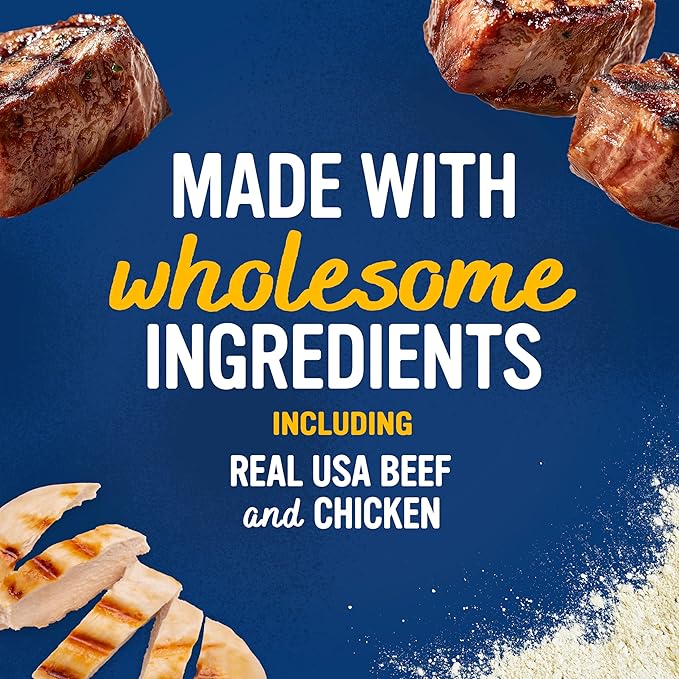 Blue Dog Bakery Protein Jerky Meat Sticks, Made w/USA Beef #1 Ingredient, Healthy Dog Treats, All Natural, 6 oz (Pack of 1)